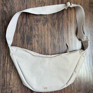 JULY Everyday Crescent Canvas Crossbody Bag